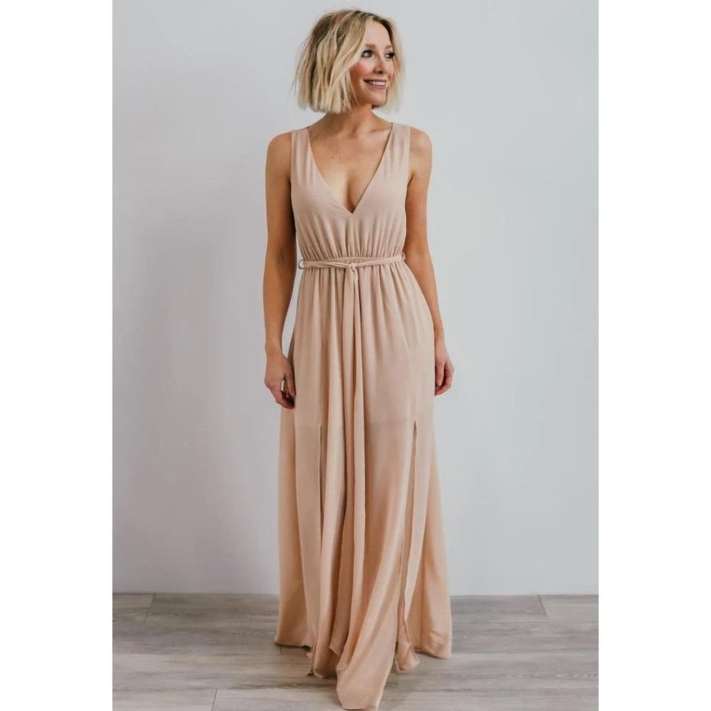 Baltic Born Hera Maxi Dress Natural Beige